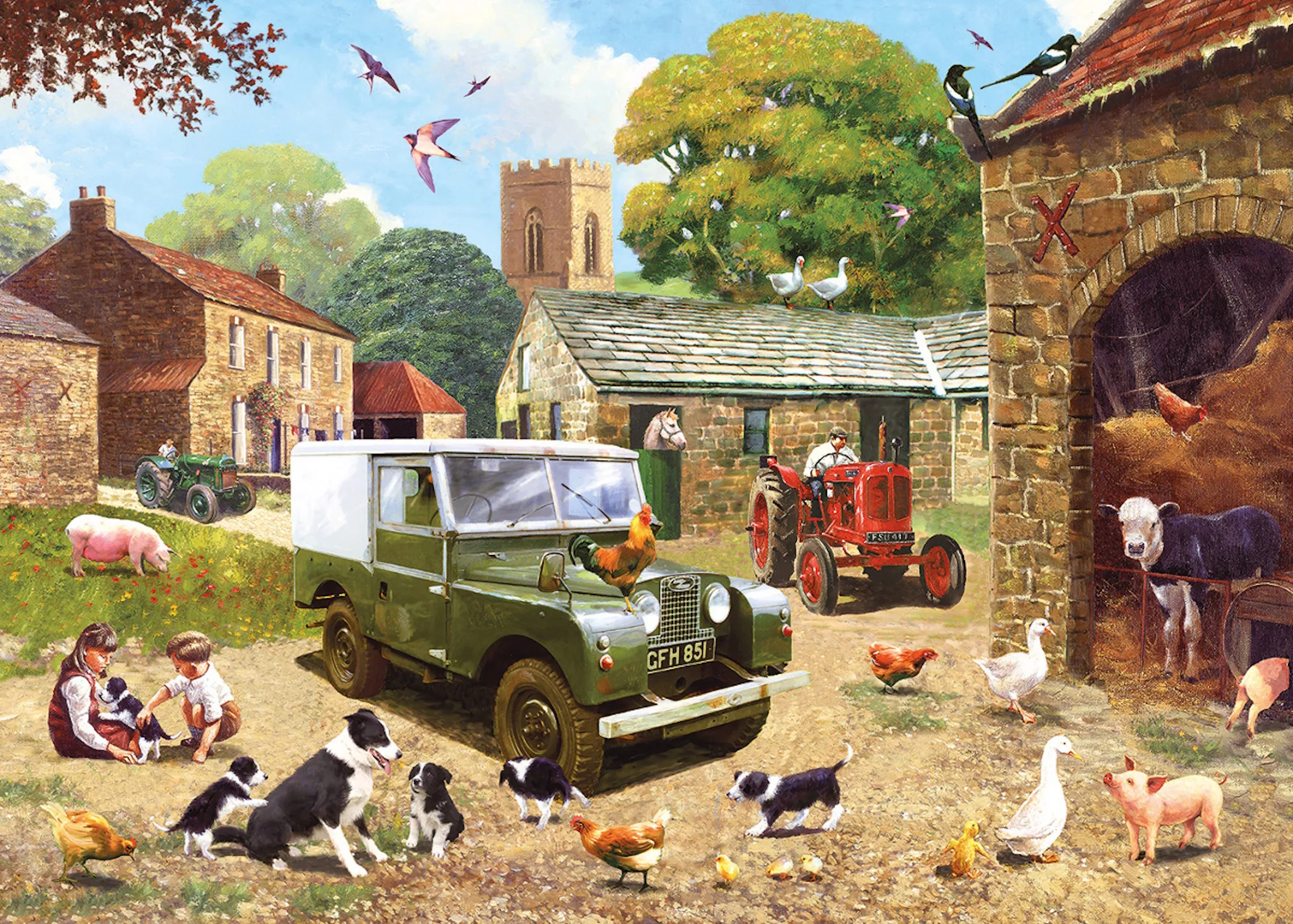 Машина и животные