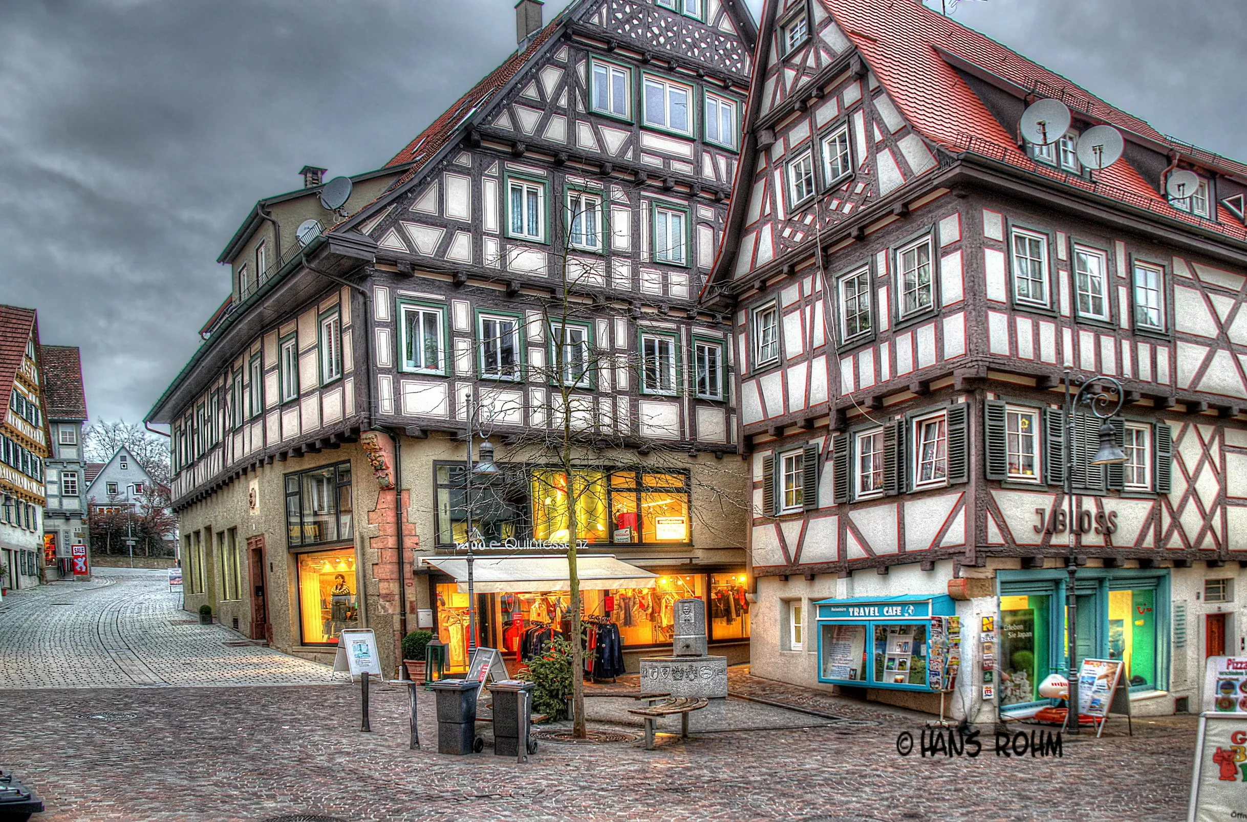 Кведлинбург с тучами