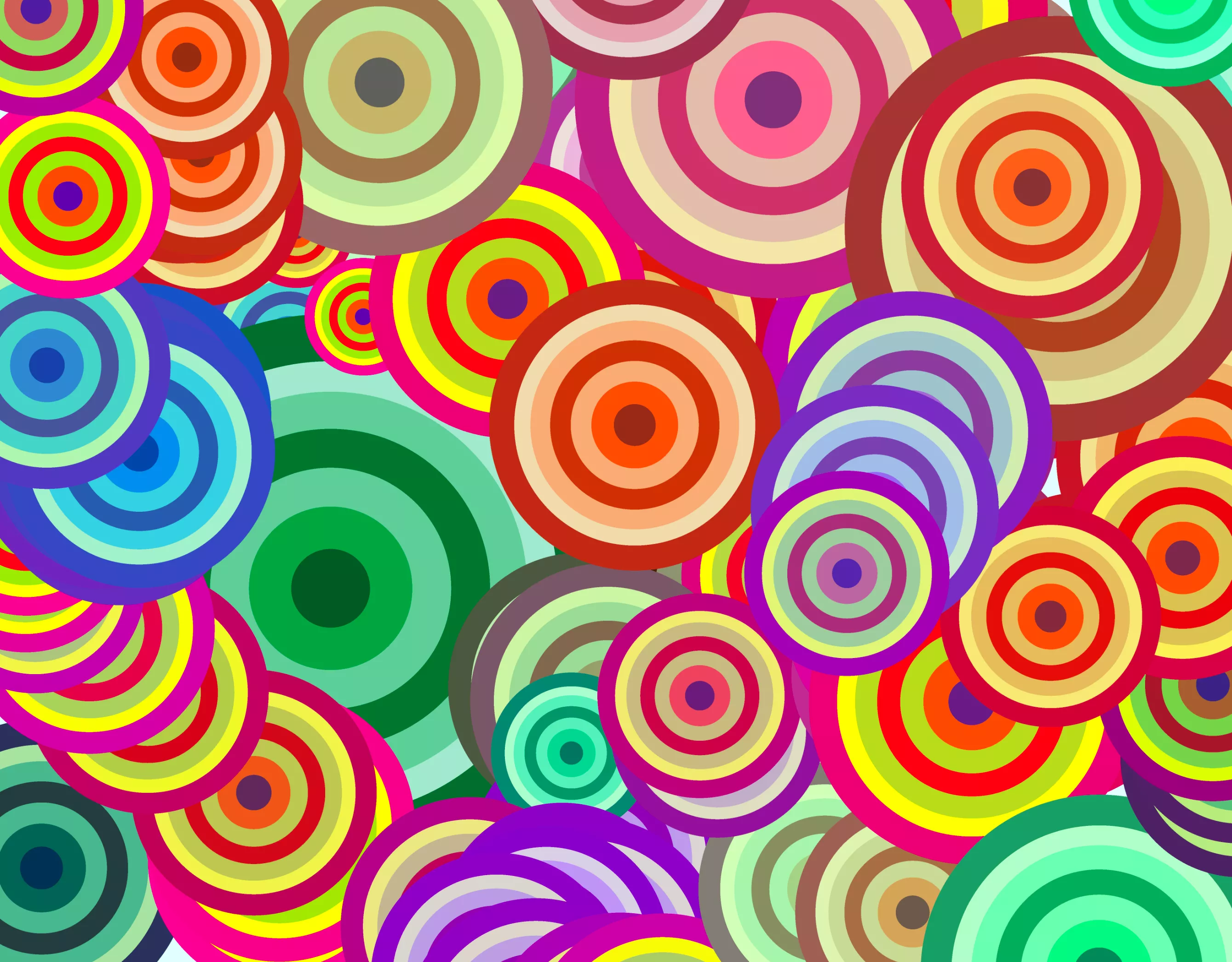 Круги разных цветов