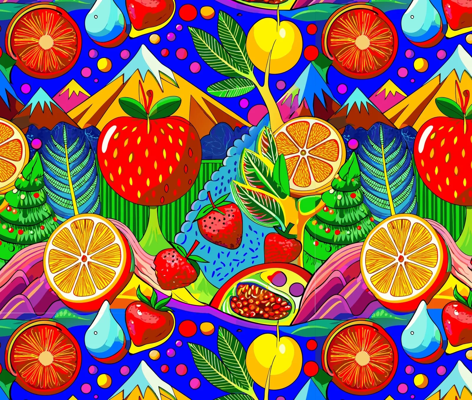 Картина с фруктами