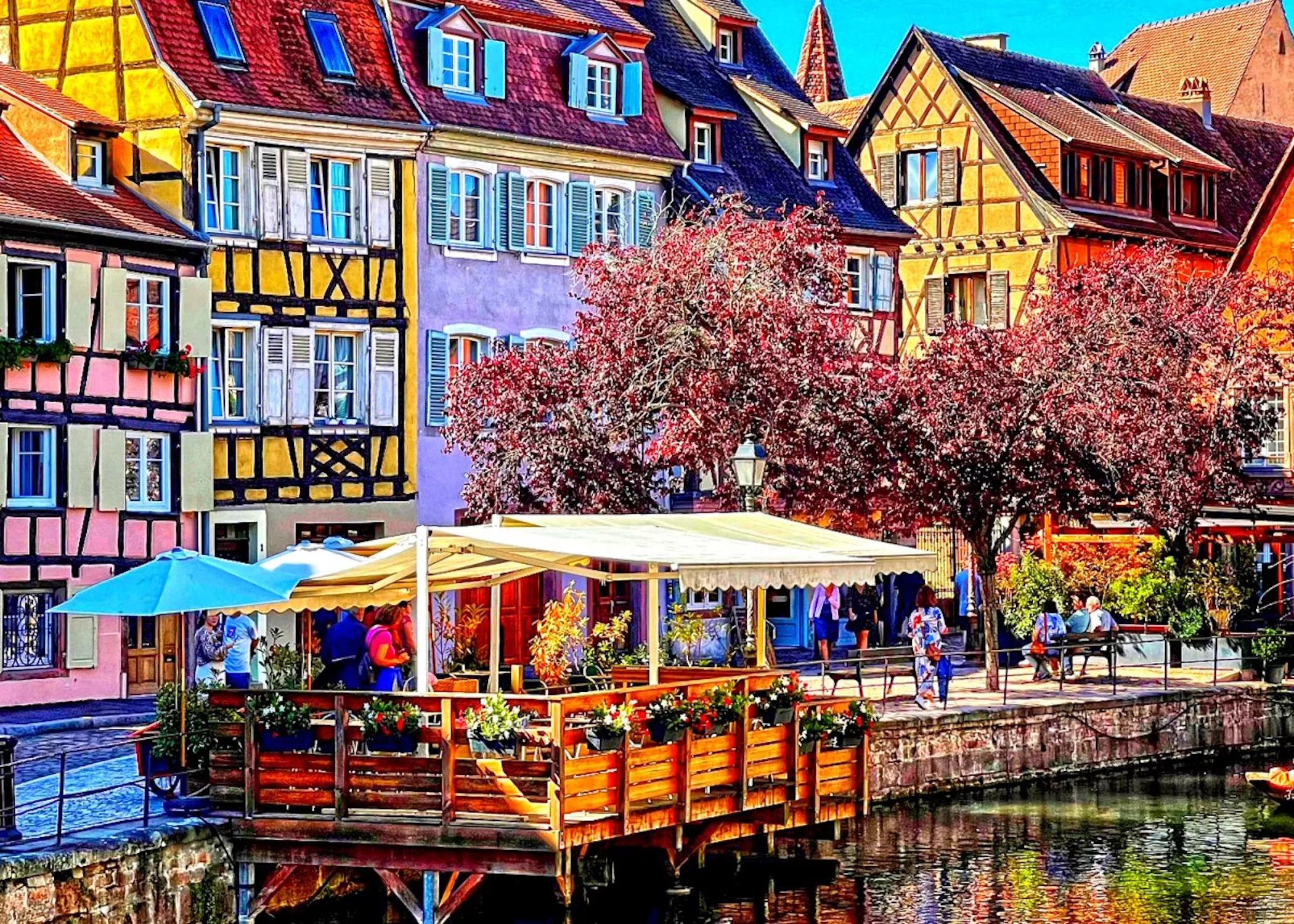 Яркий город Кольмар