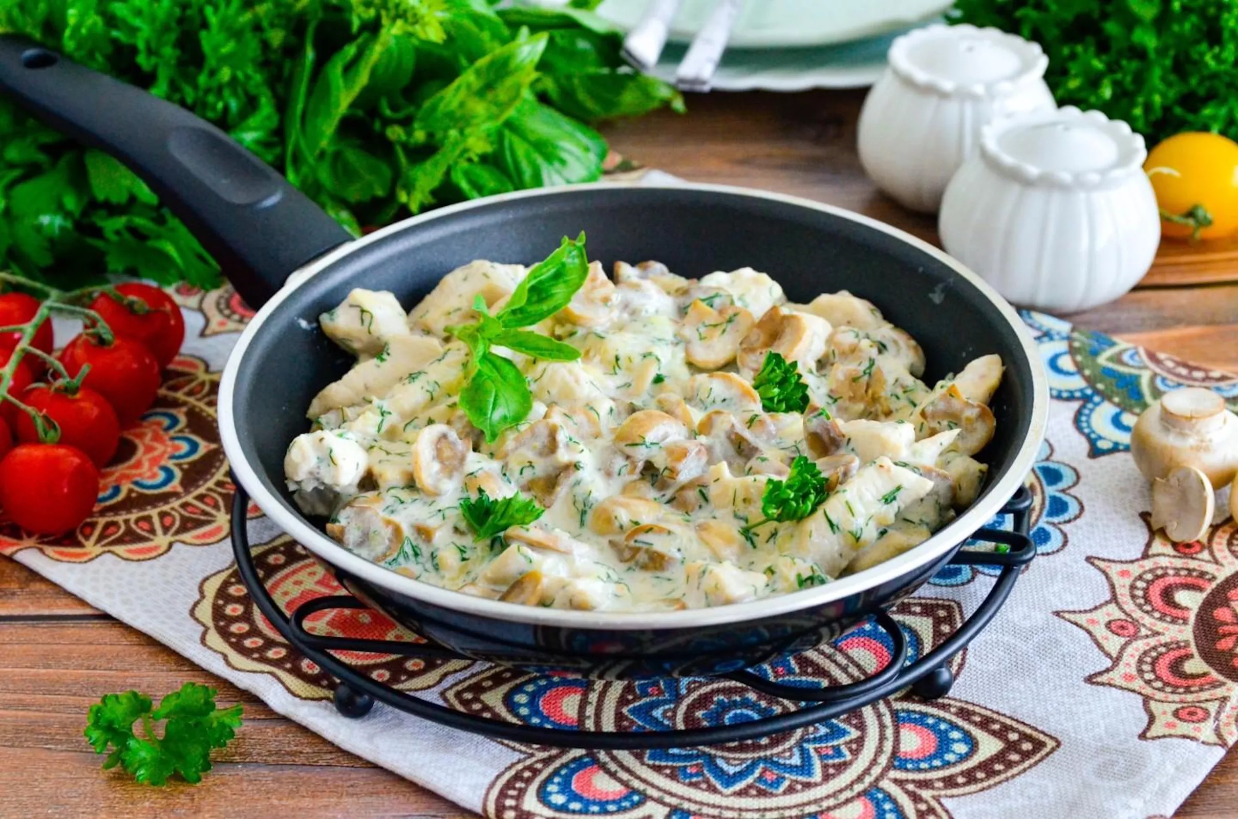 Грибное жаркое