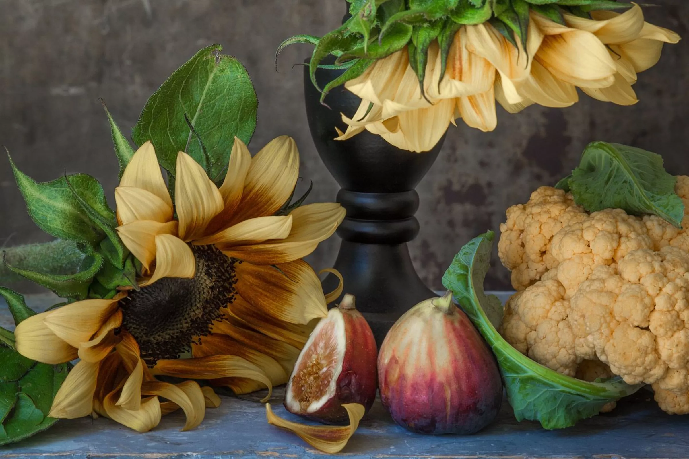 Подсолнухи и инжир