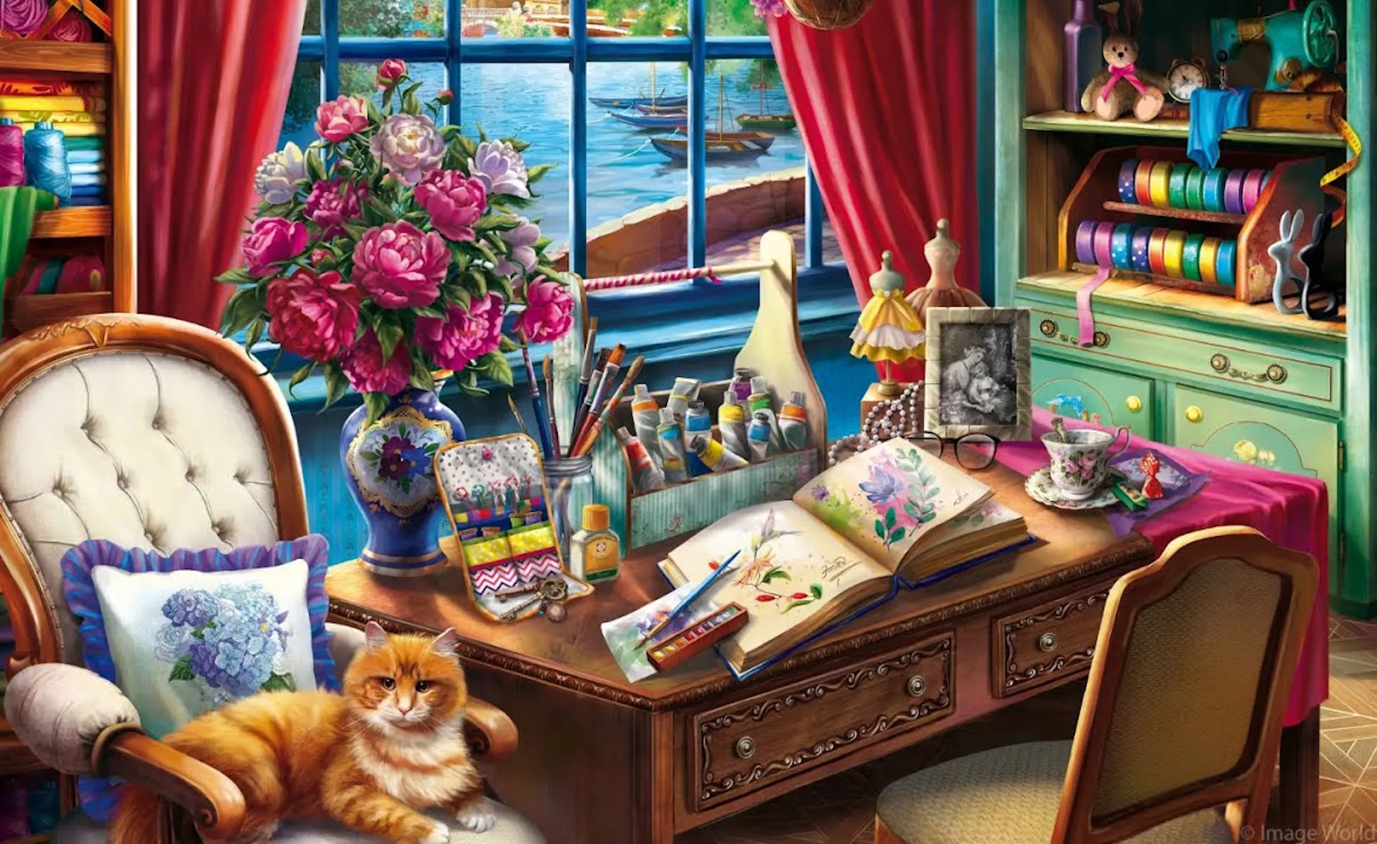 Кот художника