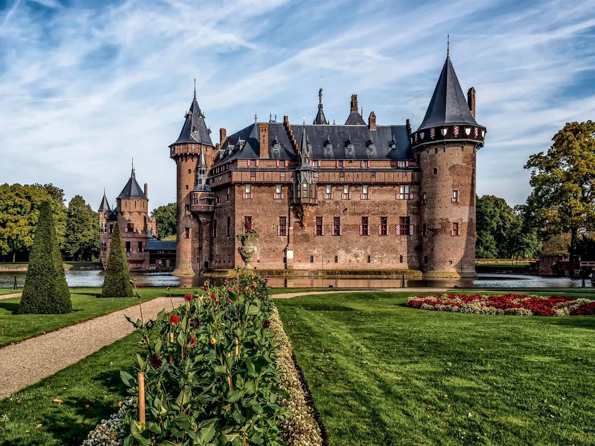 Замок де Хаар, сад