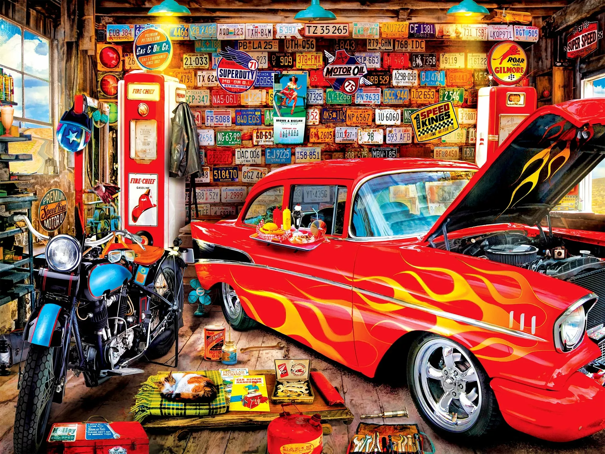 В крутом гараже