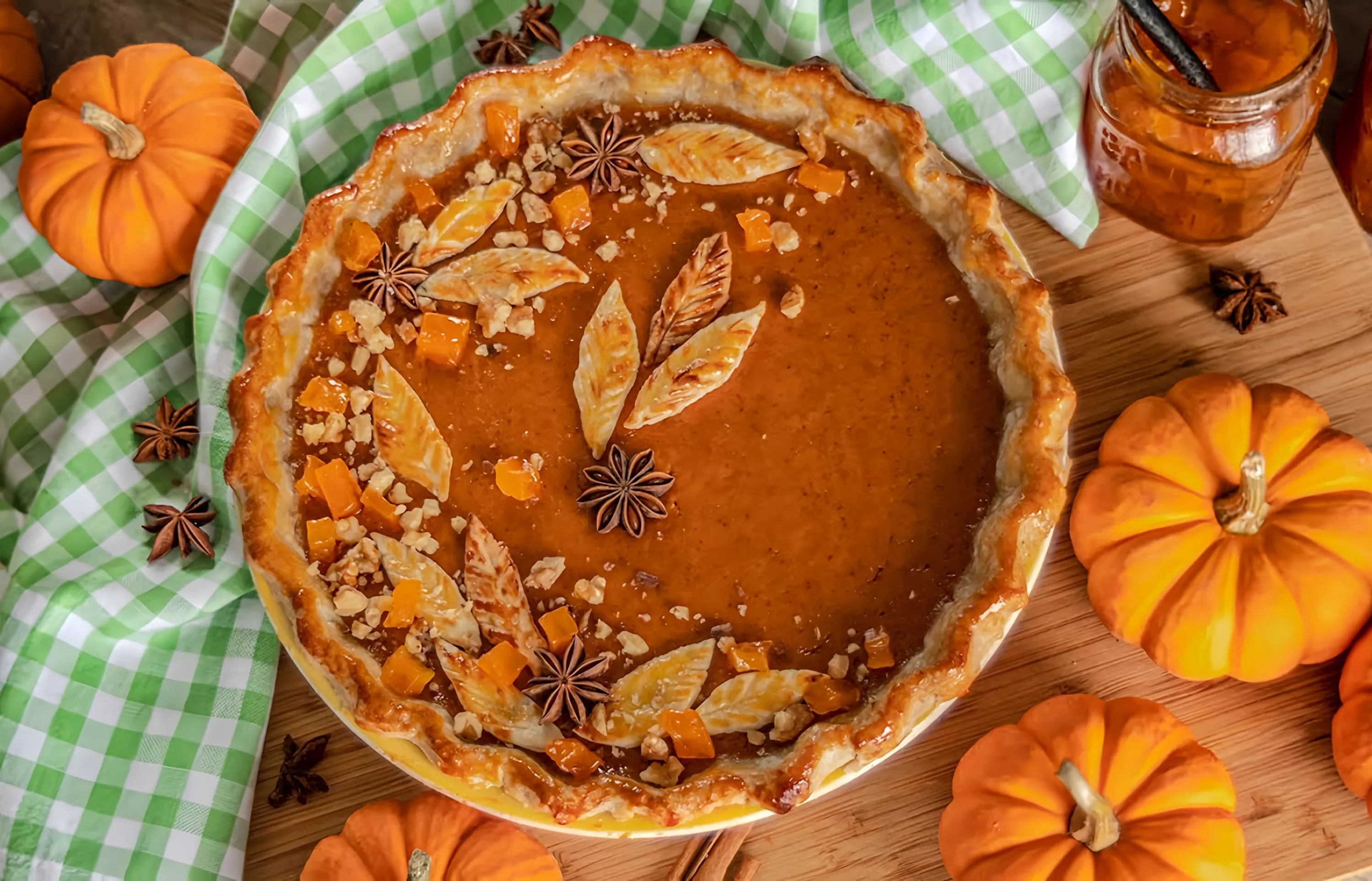 Пирог и тыковки