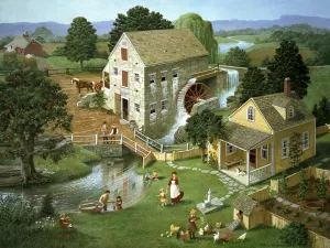 Сельская мельница