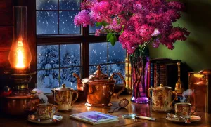 Чай зимним вечером