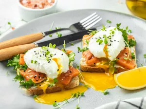 Яйцо пашот на хлебушке