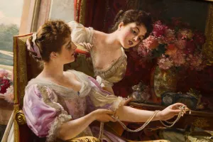 Красивая брошь