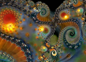 Фрактал с завитушками