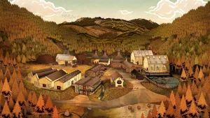 Деревушка в низине