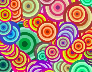 Круги разных цветов