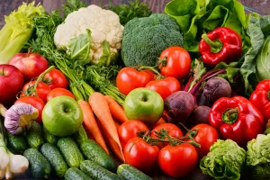 Овощи в зелени