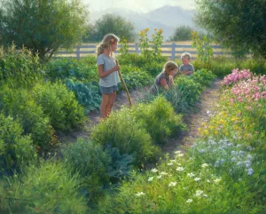 Работа в огороде