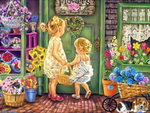 Две мамины малышки