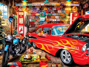 В крутом гараже