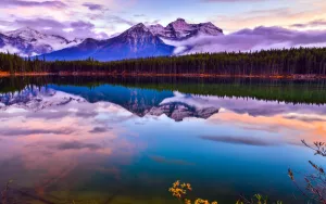 Горы сиреневые