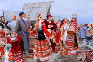 Встреча на ярмарке