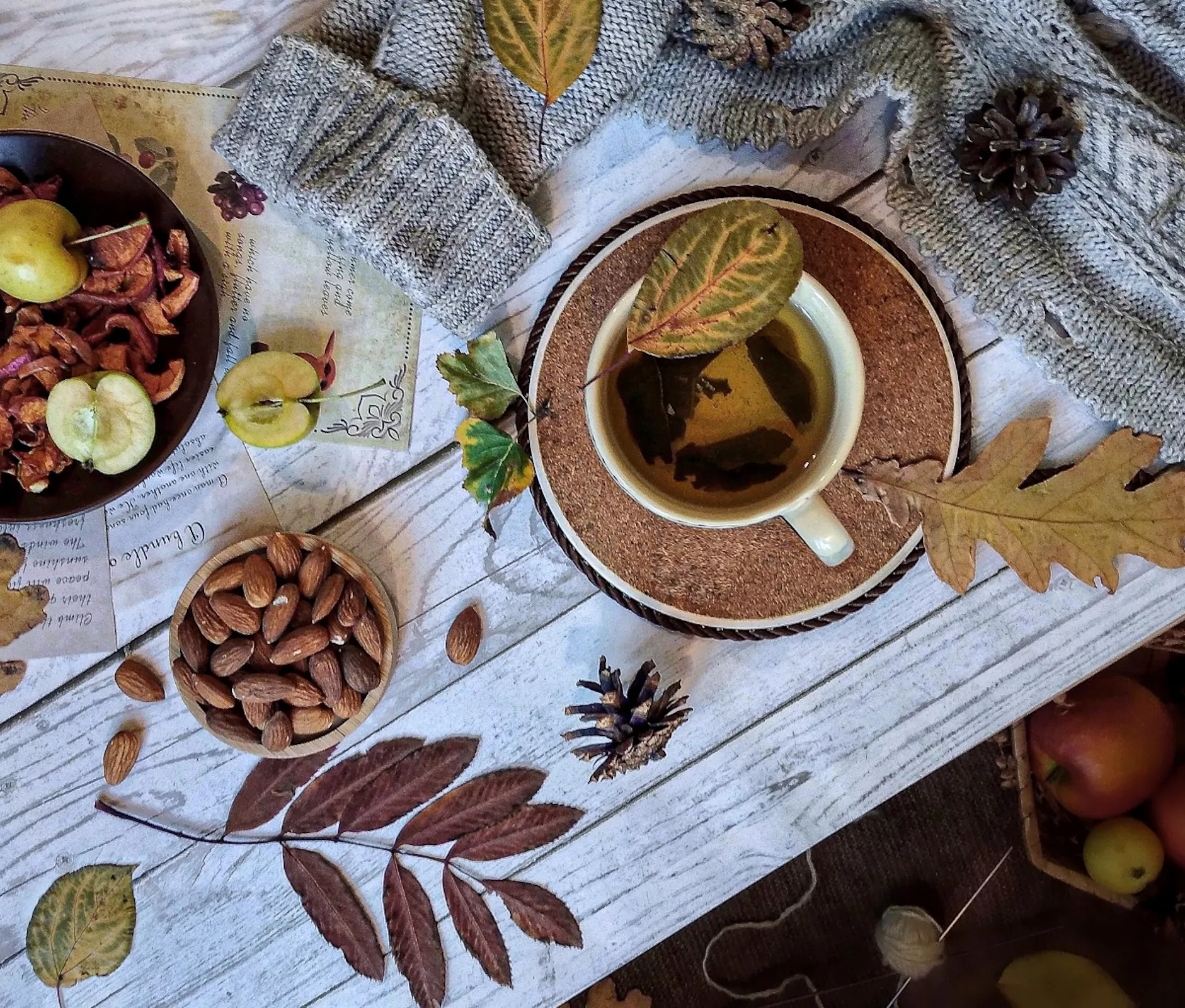 Кофе и миндаль
