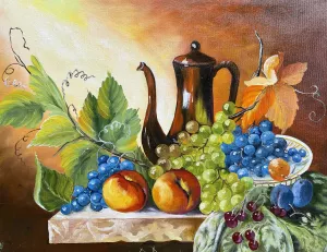 Чайник и фрукты