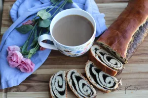 Маковый рулет в какао