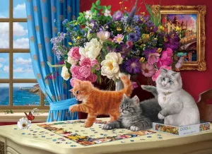 Котики и пазлы