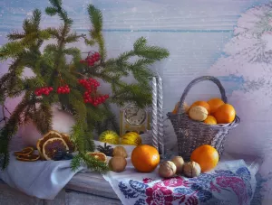 Калина и апельсины