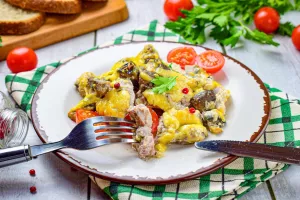 Мясо под сыром