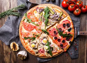 Пицца четыре вкуса
