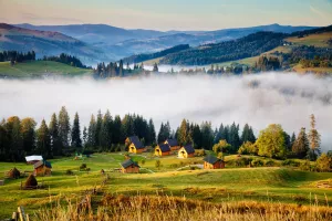 Карпаты в тумане