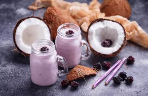 Кокос и ежевика