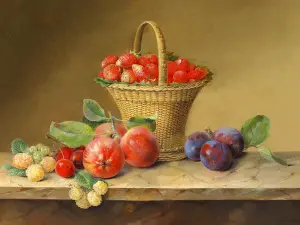 Картина с фруктами и ягодами