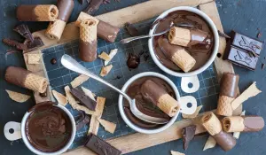 Вафельки с шоколадом