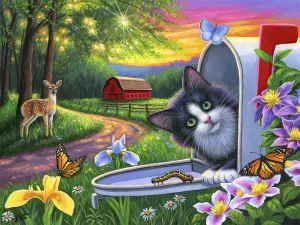 Котенок и олень