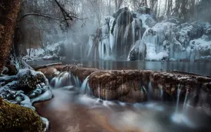 Зимние водопады