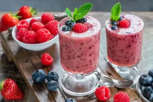 Ягодная вкуснота в стаканах