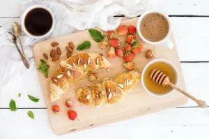 Круассаны с медом
