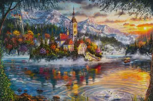 Замок и лебеди