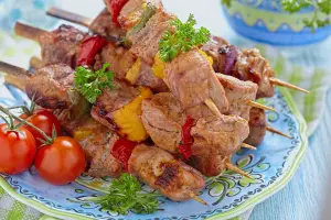 Шашлык с петрушкой