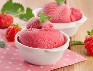 Сорбет из клубнички