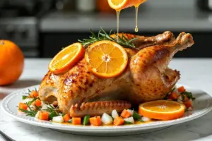 Курица с апельсином